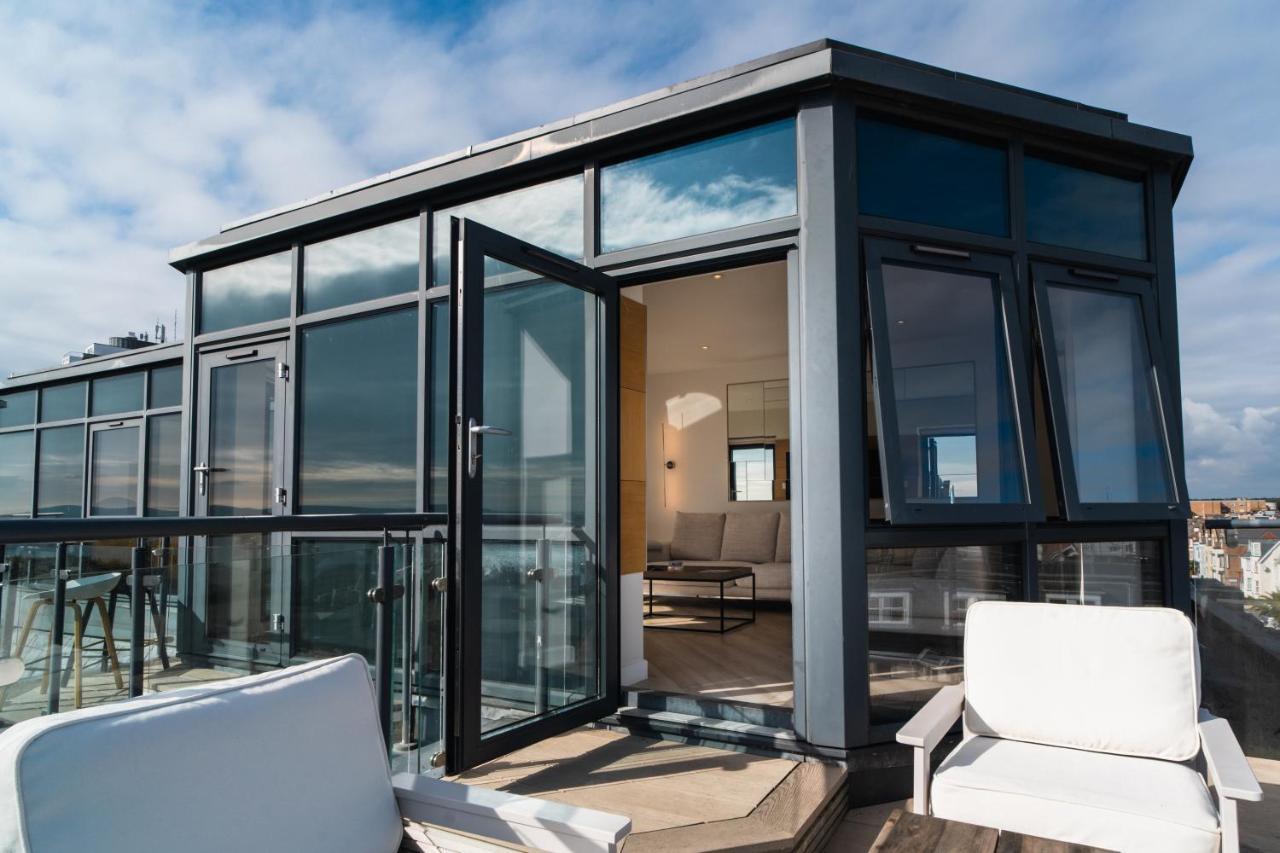 Ferienwohnung Westcliff Penthouse Bournemouth Exterior foto