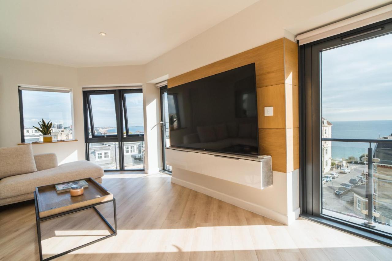 Ferienwohnung Westcliff Penthouse Bournemouth Exterior foto