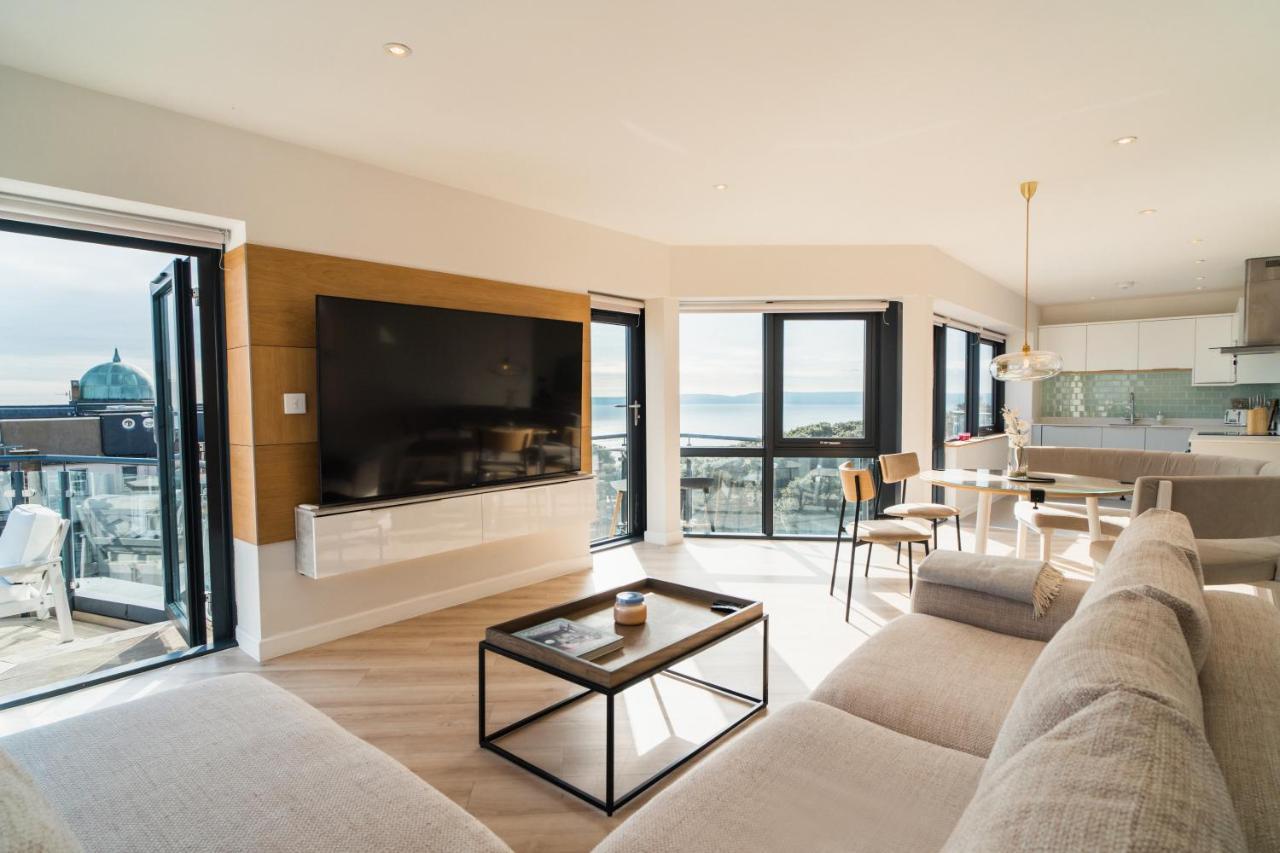 Ferienwohnung Westcliff Penthouse Bournemouth Exterior foto