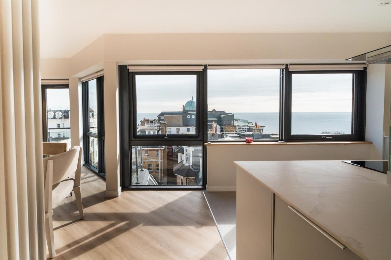 Ferienwohnung Westcliff Penthouse Bournemouth Exterior foto