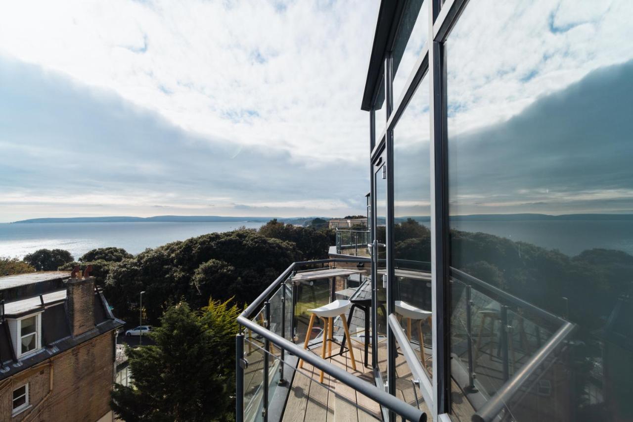 Ferienwohnung Westcliff Penthouse Bournemouth Exterior foto